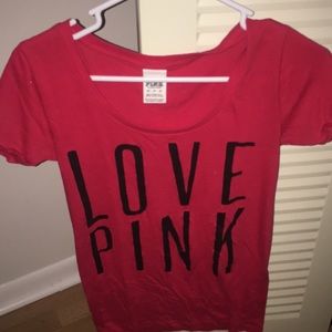 Victoria Secret PINK Red T-Shirt
